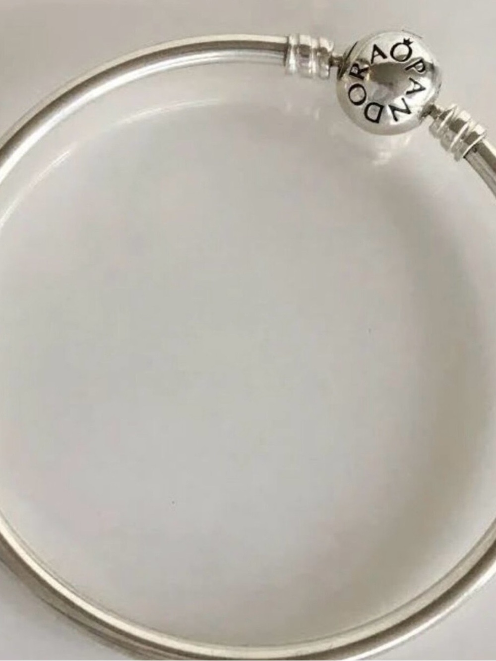 Like New Pandora Sterling Silver Bangle
Bracelet